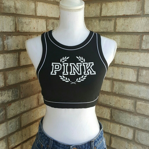 Pink Hi-Neck Crop - Picture 2 of 3