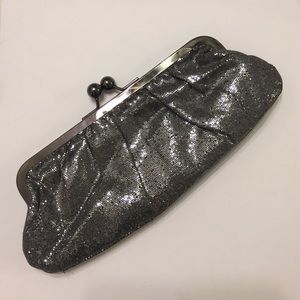 Metallic Grey Clutch