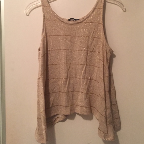 Gold shinny shirt