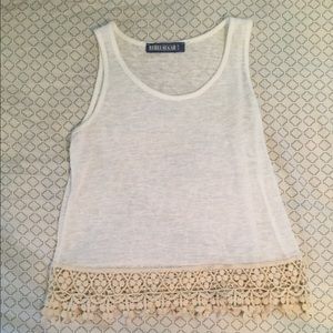 Rebel Sugar cream tank top