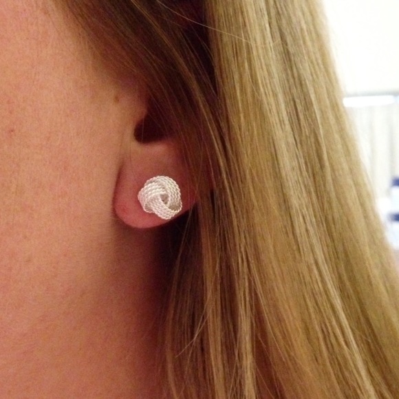 *Host Pick* Sterling Silver Twist Knot Earrings - Picture 2 of 2