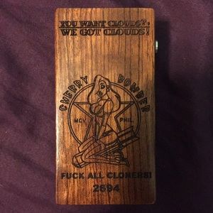 Cherry bomber wooden box mod