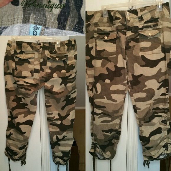 Camo cargo pants