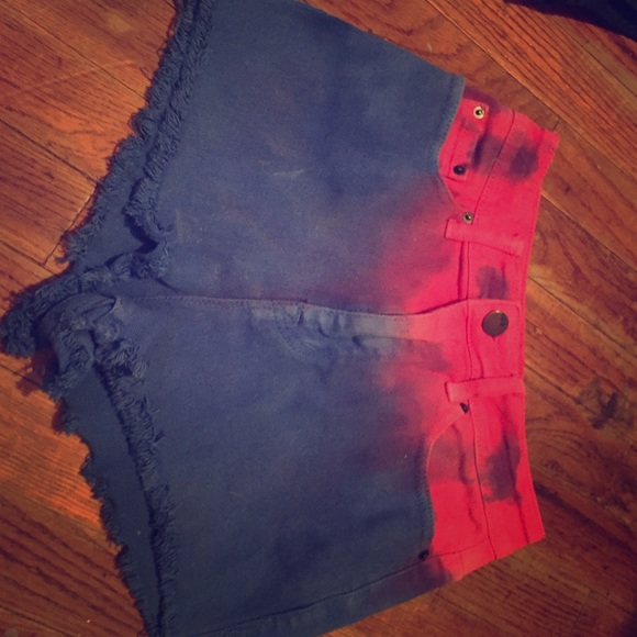 Urban outfitters tie dye high waisted shorts - Picture 1 of 1