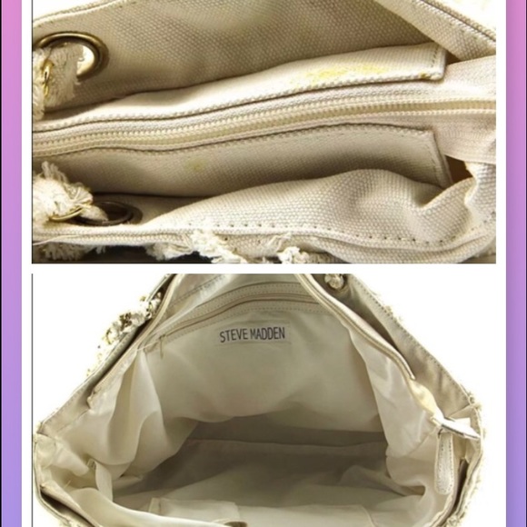 💕NWT Steve Madden Bahama tote bag large top zip - Picture 2 of 8