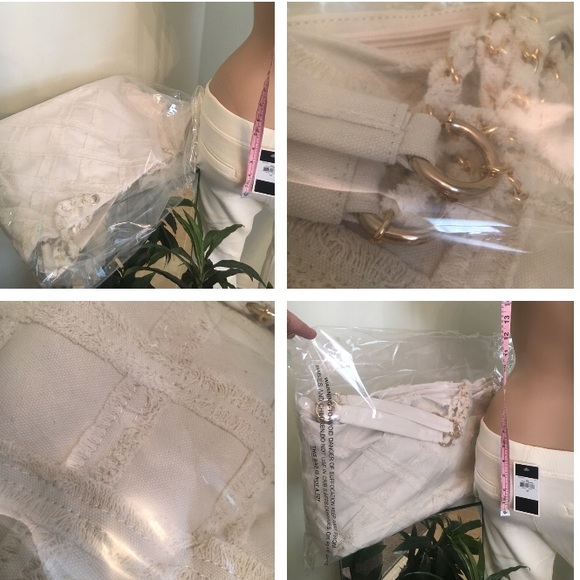 💕NWT Steve Madden Bahama tote bag large top zip - Picture 4 of 8