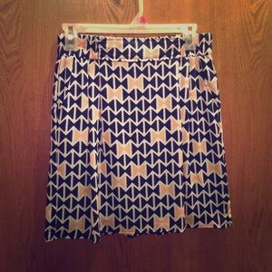 Cute navy & baby pink skirt