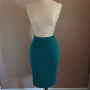 Mossimo emerald pencil skirt size S