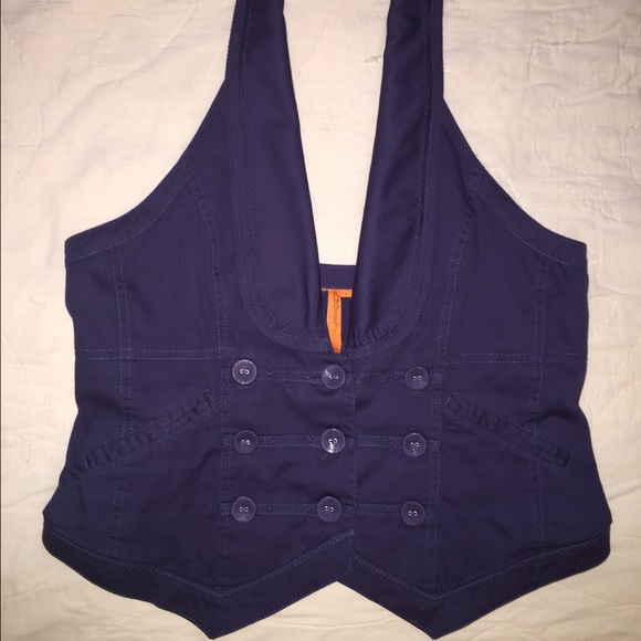 BCBG Vest - Dark Smokey Purple