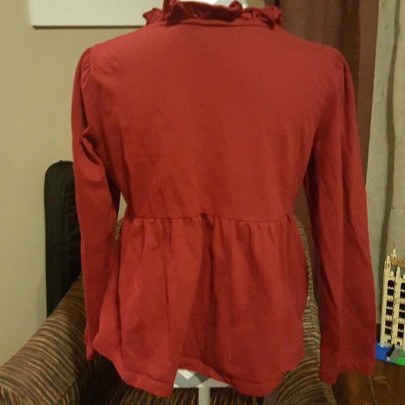 Host Pick!! Rxb Ruffle neck pea coat - Picture 2 of 4