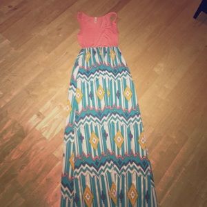 Cute and colorful maxi dress