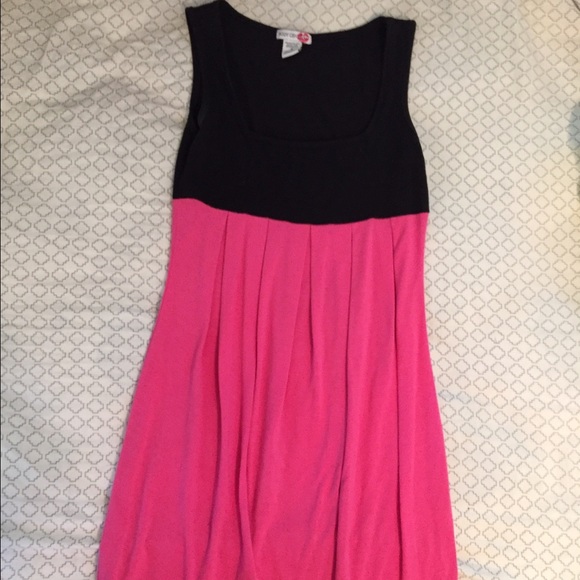 Body Central black and pink dress