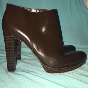 Brown booties!