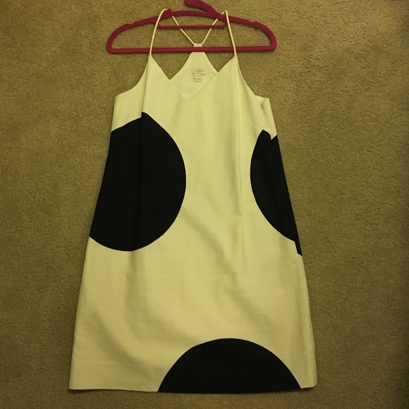 J. Crew Carrie Dress in Big Dot - Picture 2 of 4