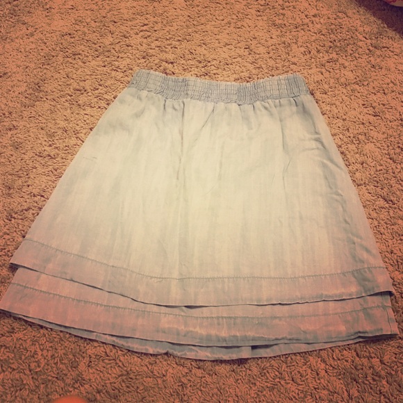 Vintage Blue Jean Skirt - Picture 1 of 2