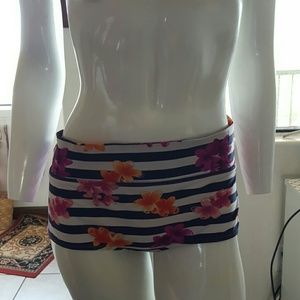 High waisted bikini bottom