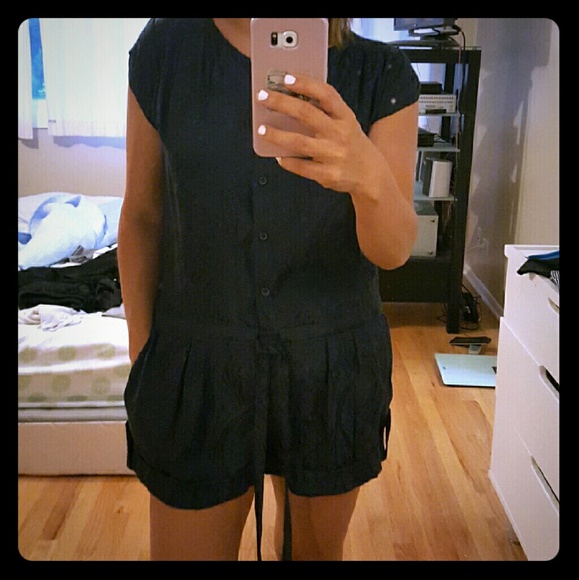 Blue romper