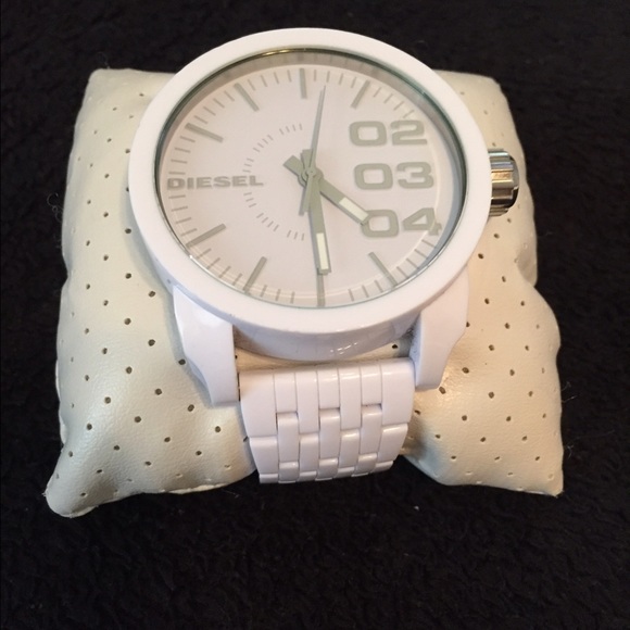 Diesel white watch