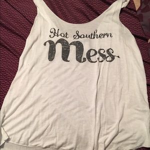 Tank top. Hot southern mess