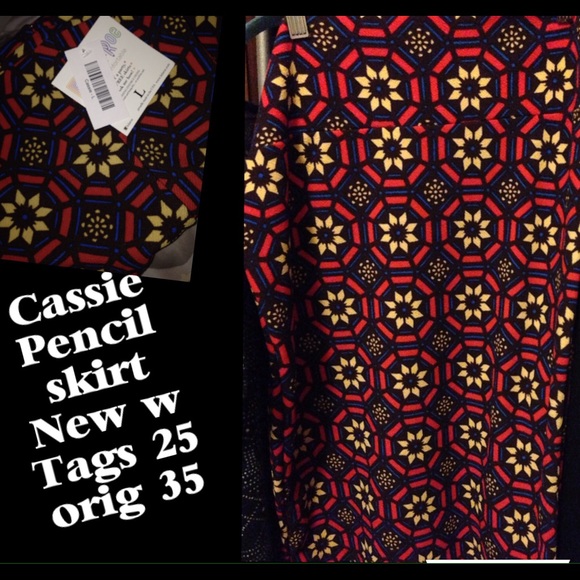 Lula roe pencil skirt BNWT