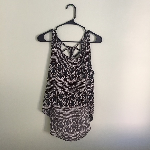 Cute tank top with tribal print