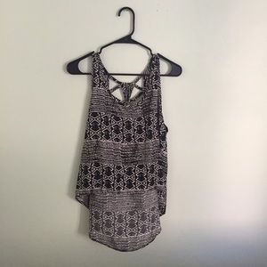 Cute tank top with tribal print