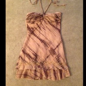 ⭐️Brownish halter top dress!⭐️