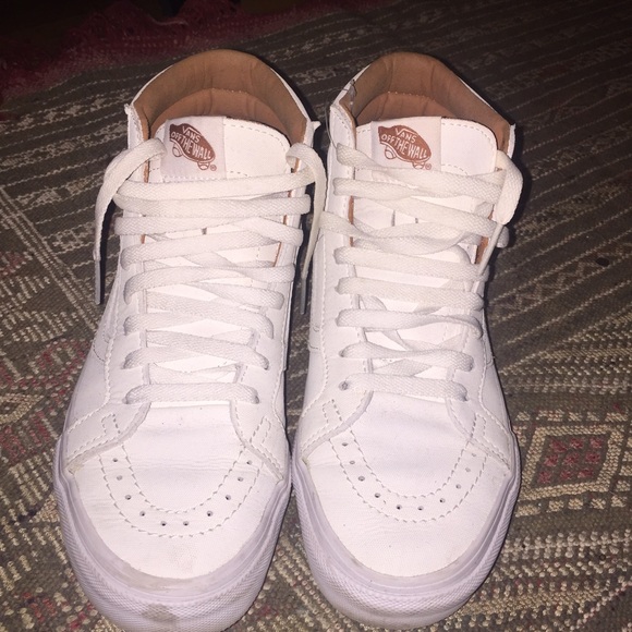 Vans SK8-Hi Slim - white canvas