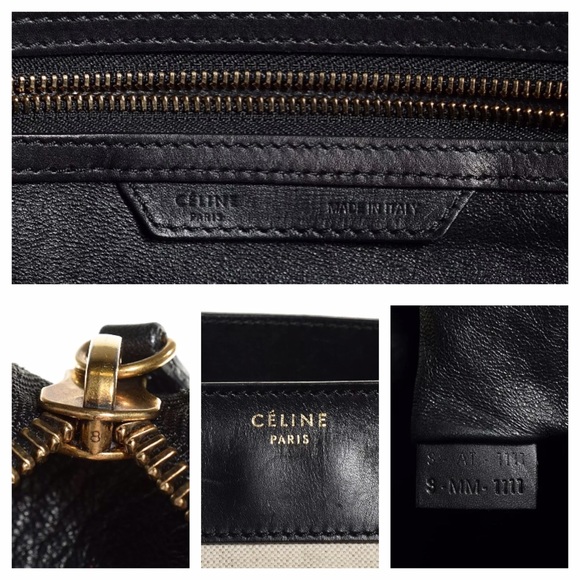 Celine Black Calfskin Natural Mini - Picture 3 of 3