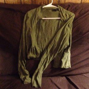 Olive Green light weight cardigan