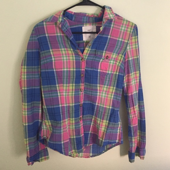 Colourful plaid shirt