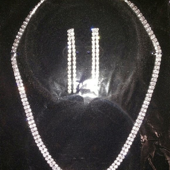 Prom Necklace and Earrings set
