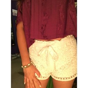 Crochet style Shorts