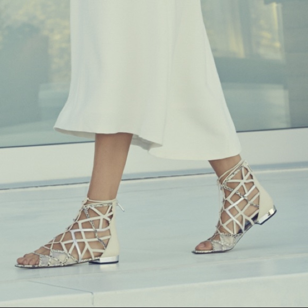 💥SALE💥Sam Edelman 'Denver' Caged Black Sandals - Picture 7 of 8