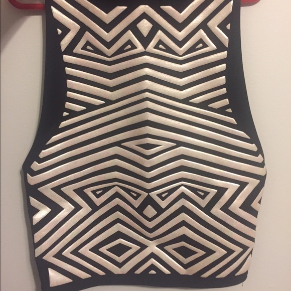 Sparkle & Fade Crop Top