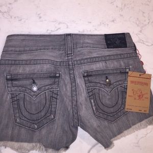 NWT True Religion Cut off shorts