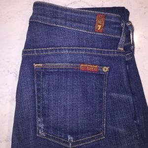 EUC - 7 for all mankind ginger flare leg trouser