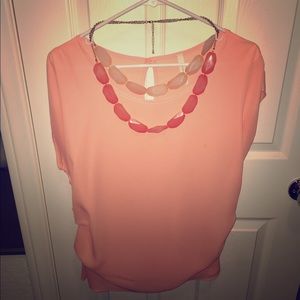 Sheer Peach blouse