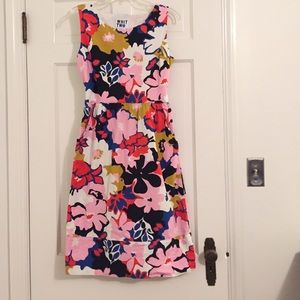 Anthropologie Petalprint Cross-Back Dress
