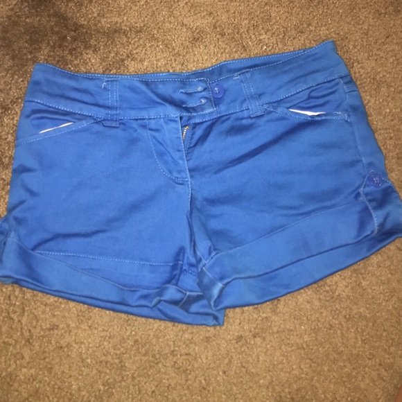 Blue shorts