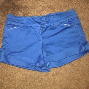 Blue shorts
