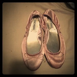 Steve Madden pink ballet flats, great condition