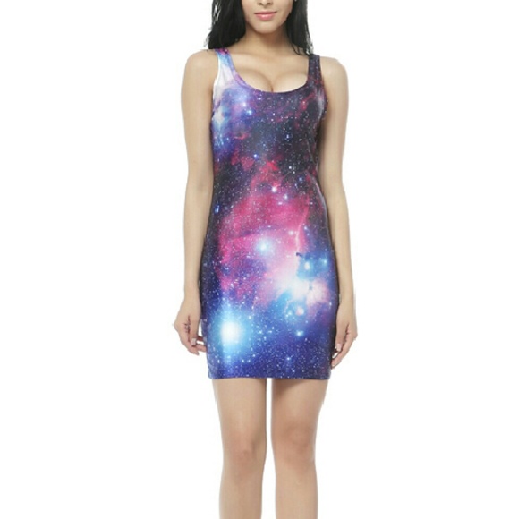 Dresses & Skirts - SALE! Galaxy Print Bodycon Dress