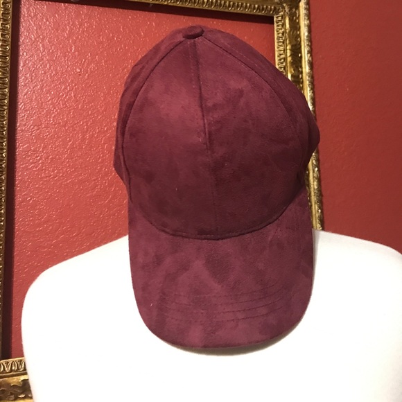 Burgundy Suede Snapback - Picture 2 of 2
