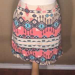 Tribal print summery skirt
