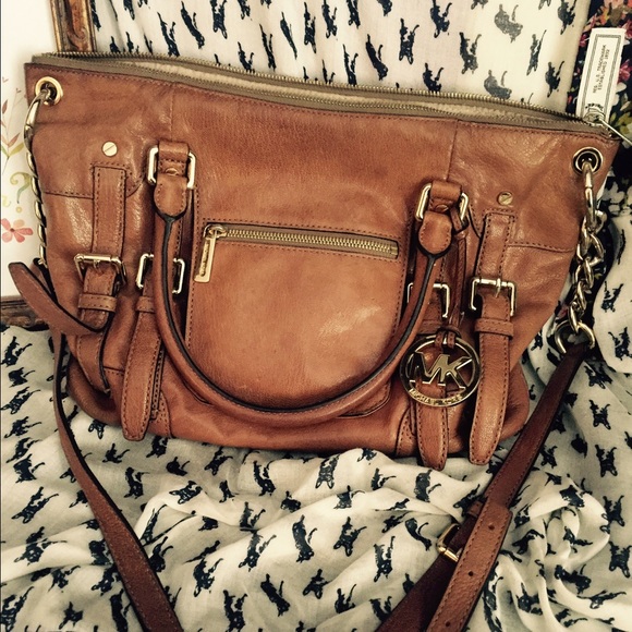 Michael Kors light brown purse