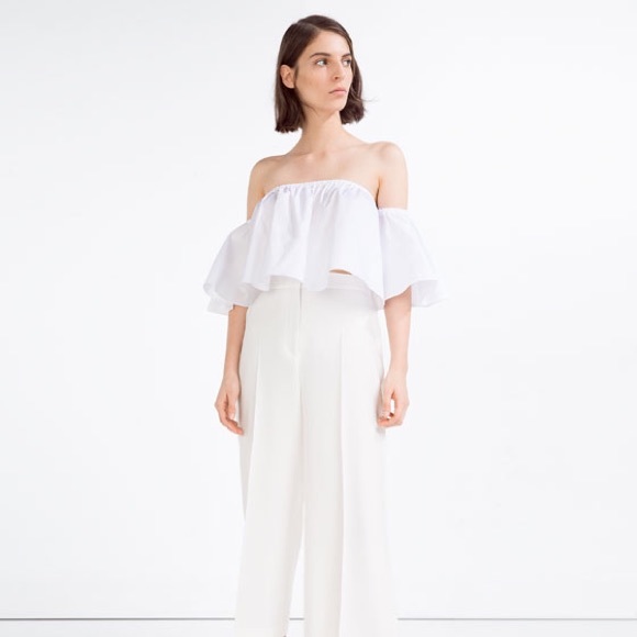Off Shoulder Blue Top (Zara like)