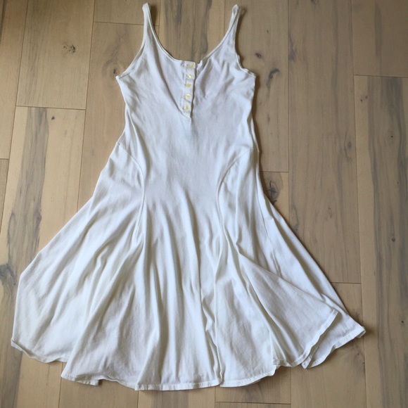 ❌SOLD❌VTG 90's Esprit flared scoop-back midi dress - Picture 3 of 4