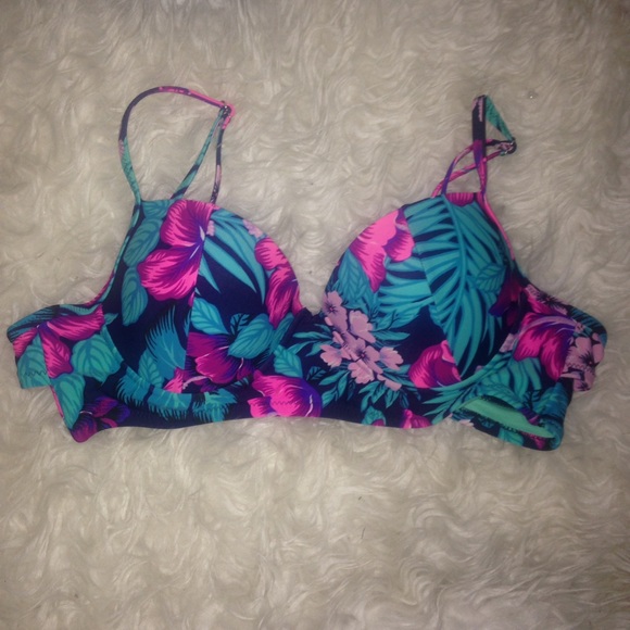 🌺 floral push-up bikini top 🌺