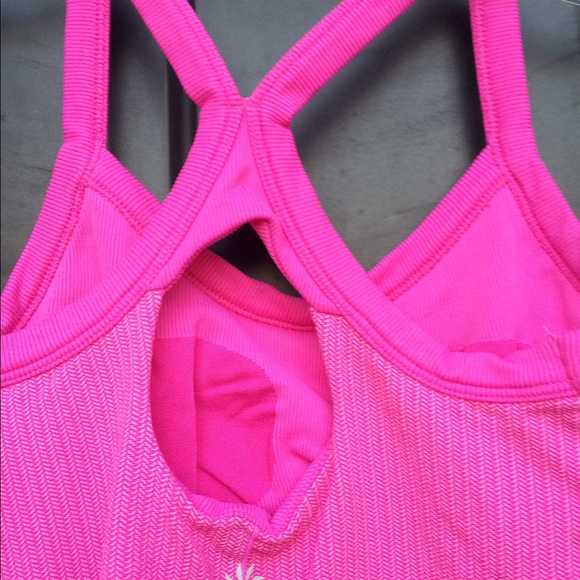 Athleta Pink Printed Sports Tank - Picture 2 of 4